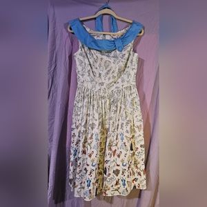 Disney Dress Shop Ink And Paint Dress Large NWOT